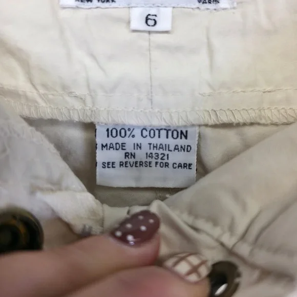 Christian Dior Actifs Pants Women 6 Beige Tapered Pleated High Waisted Old Money - Picture 14 of 16